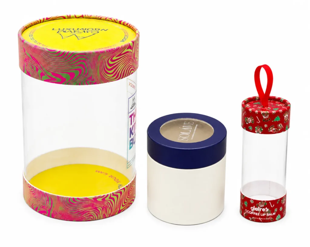 One-Piece Square Paper Tube Gift Box